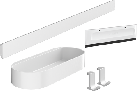Hansgrohe Wallstoris Shower Bundle - Matt White - 27967700