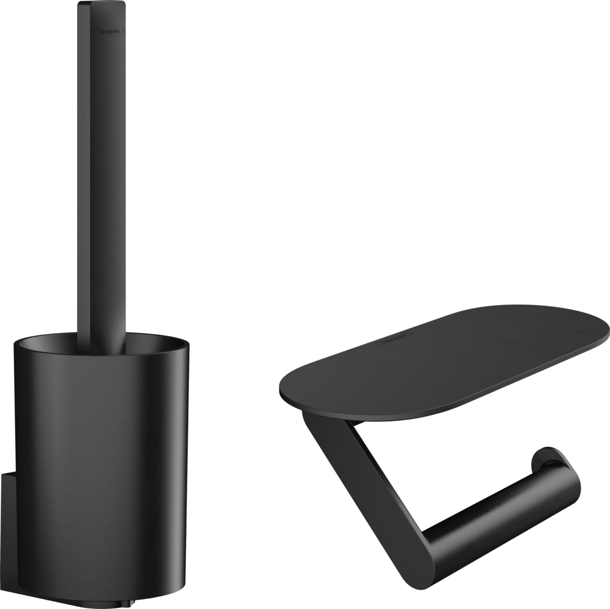 Hansgrohe Wallstoris Toilet Bundle - Matt Black - 27969670