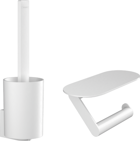 Hansgrohe Wallstoris Toilet Bundle - Matt White - 27969700