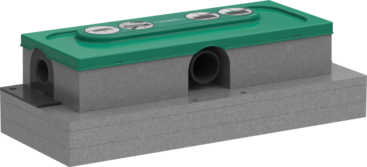Hansgrohe uBox Universal Base Set For Finish Sets For Flat Installation - 01000180