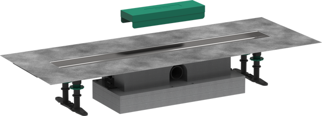 Hansgrohe uBox Universal Complete Set For Flat Installation - 700 For Shower Drains Finish Sets - 56017180