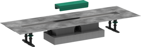 Hansgrohe uBox Universal Complete Set For Flat Installation - 800 For Shower Drains Finish Sets - 56018180 - TAP 'N' SHOWER