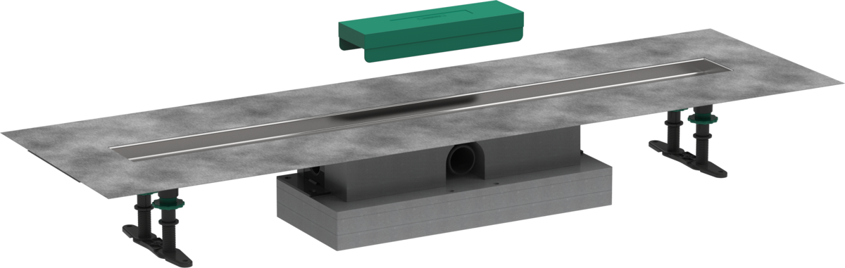 hansgrohe uBox Universal Complete Set For Flat Installation - 900 For Shower Drains Finish Sets - 56019180