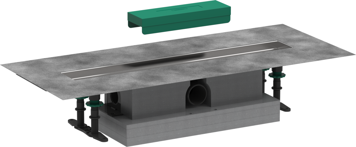 hansgrohe uBox Universal Complete Set For Standard Installation - 600 For Shower Drains Finish Sets - 56022180
