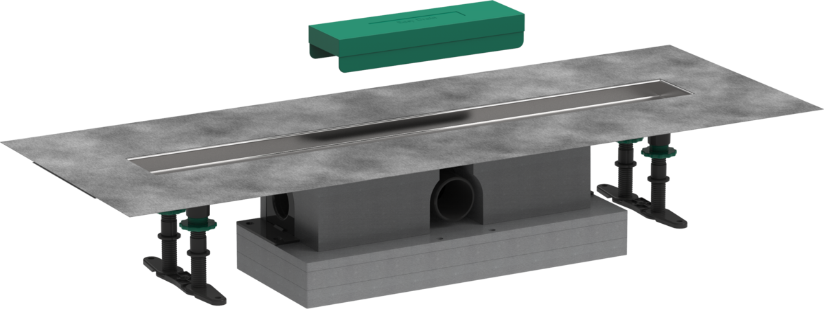 Hansgrohe uBox Universal Complete Set For Standard Installation - 700 For Shower Drains Finish Sets - 56023180