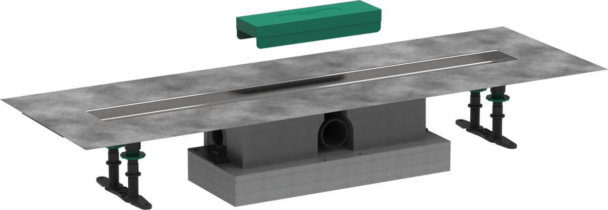 Hansgrohe uBox Universal Complete Set For Standard Installation - 800 For Shower Drains Finish Sets - 56024180