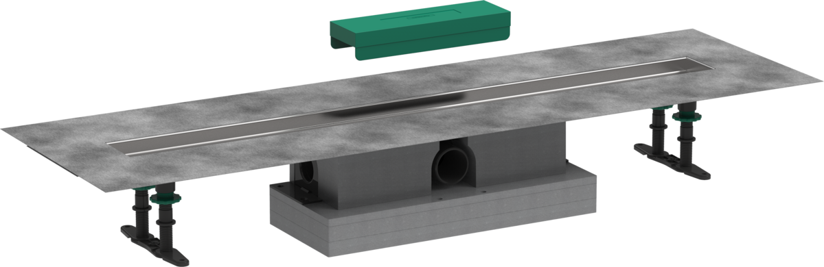 Hansgrohe Ubox Universal Complete Set For Standard Installation - 900 For Shower Drains Finish Sets - 56025180