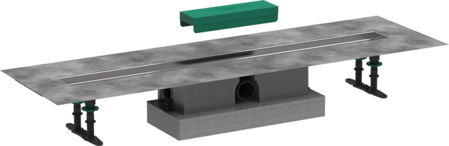 Hansgrohe Ubox Universal Complete Set For Standard Installation - 900 For Shower Drains Finish Sets - 56025180