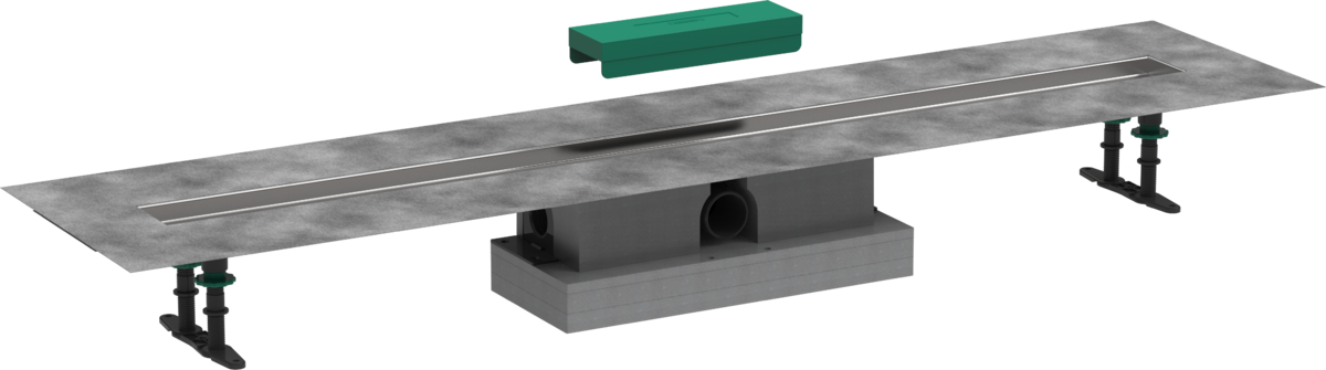 Hansgrohe Ubox Universal Complete Set For Standard Installation - 1200 For Shower Drains Finish Sets - 56027180