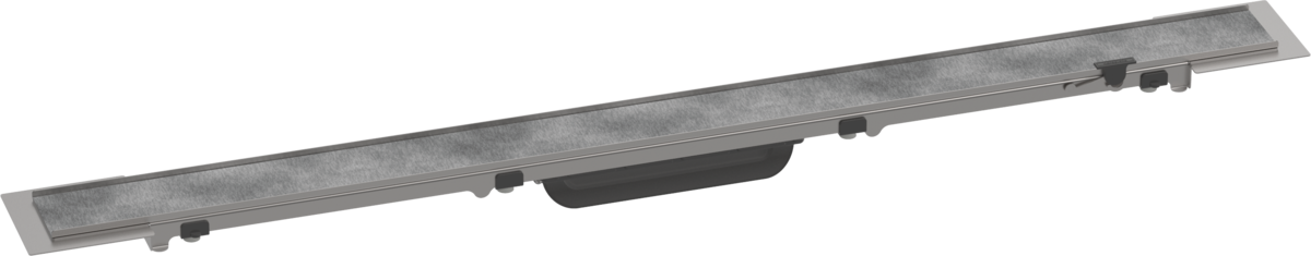 Hansgrohe RainDrain Rock Finish Set Shower Drain 800 Cut On Size And Tileable - 56031000