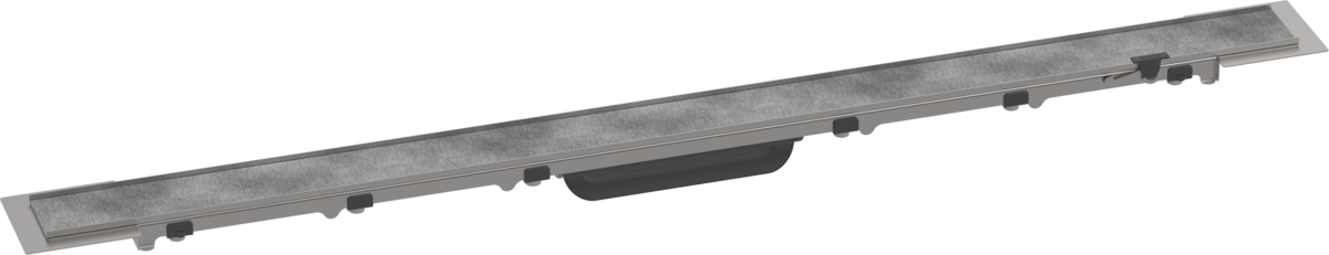 hansgrohe RainDrain Rock Finish Set Shower Drain 900 Cut On Size And Tileable - 56032000