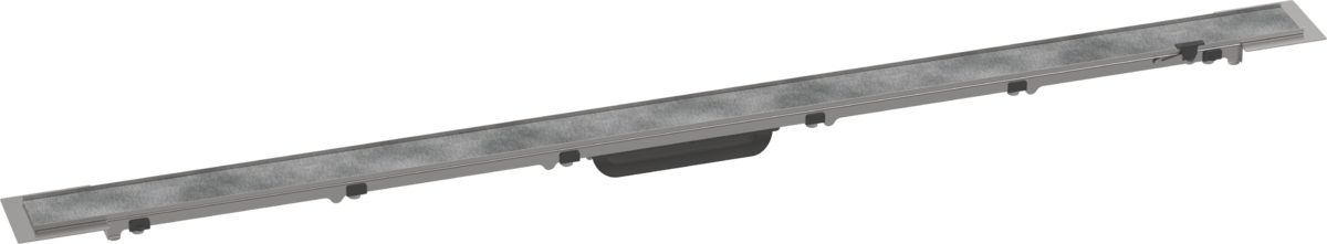 Hansgrohe RainFrain Rock Finish Set Shower Drain 1200 Cut On Size And Tileable - 56034000