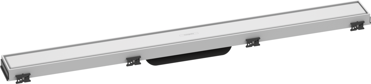 Hansgrohe RainDrain Match Finish Set Shower Drain 800 With Height Adjustable Frame - Matt White - 56038700