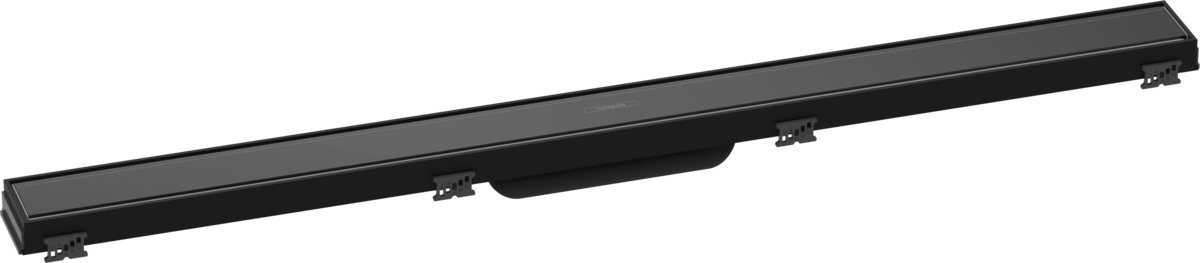 Hansgrohe RainDrain Match Finish Set Shower Drain 900 With Height Adjustable Frame - Black - 56040610