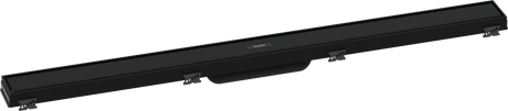Hansgrohe RainDrain Match Finish Set Shower Drain 900 With Height Adjustable Frame - Matt Black - 56040670