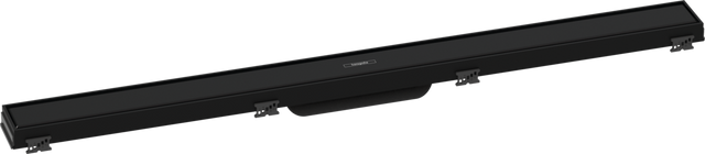Hansgrohe RainDrain Match Finish Set Shower Drain 900 With Height Adjustable Frame - Matt Black - 56040670