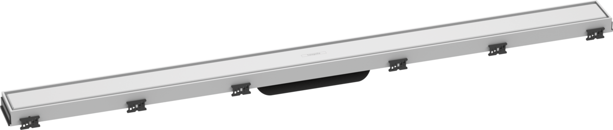 Hansgrohe RainDrain Match Finish Set Shower Drain 1000 With Height Adjustable Frame - Matt White - 56041700