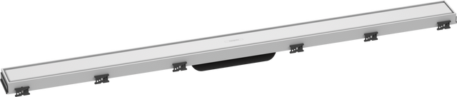 Hansgrohe RainDrain Match Finish Set Shower Drain 1000 With Height Adjustable Frame - Matt White - 56041700