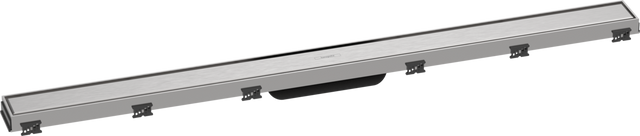Hansgrohe RainDrain Match Finish Set Shower Drain 1000 With Height Adjustable Frame - Brushed Stainless Steel - 56041800