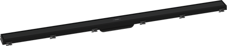 Hansgrohe RainDrain Match Finish Set Shower Drain 1200 With Height Adjustable Frame - Matt Black - 56042670