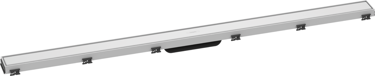 Hansgrohe RainDrain Match Finish Set Shower Drain 1200 With Height Adjustable Frame - Matt White - 56042700