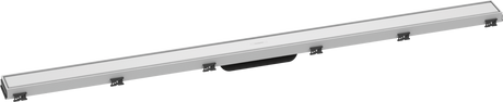 Hansgrohe RainDrain Match Finish Set Shower Drain 1200 With Height Adjustable Frame - Matt White - 56042700