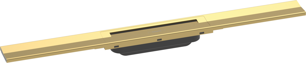 Hansgrohe RainDrain Flex Finish Set Shower Drain 700 Cuttable - Polished Gold Optic - 56043990