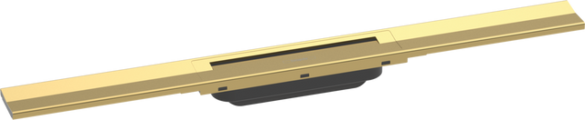 Hansgrohe RainDrain Flex Finish Set Shower Drain 700 Cuttable - Polished Gold Optic - 56043990