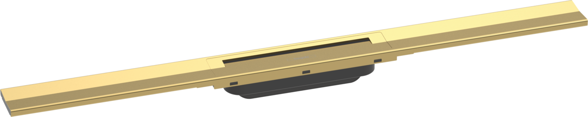 Hansgrohe RainDrain Flex Finish Set Shower Drain 800 Cuttable - Polished Gold Optic - 56044990