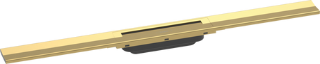 Hansgrohe RainDrain Flex Finish Set Shower Drain 800 Cuttable - Polished Gold Optic - 56044990