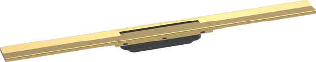 Hansgrohe RainDrain Flex Finish Set Shower Drain 800 Cuttable - Polished Gold Optic - 56044990