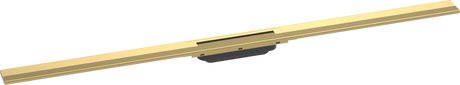 Hansgrohe RainDrain Flex Finish Set Shower Drain 800 Cuttable - Polished Gold Optic - 56047990