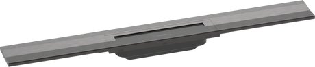 Hansgrohe Raindrain Flex Finish Set Shower Drain 700 Cuttable For Wall Mounting - Brushed Black Chrome - 56050340