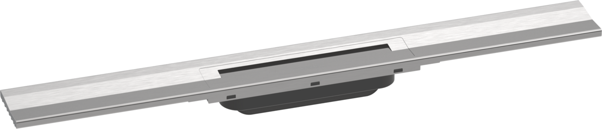Hansgrohe Raindrain Flex Finish Set Shower Drain 700 Cuttable For Wall Mounting - Brushed Stainless Steel - 56050800