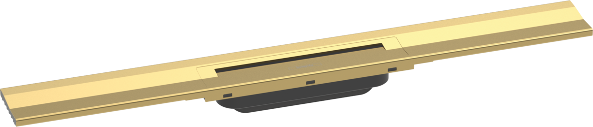 Hansgrohe Raindrain Flex Finish Set Shower Drain 700 Cuttable For Wall Mounting - Polished Gold Optic - 56050990