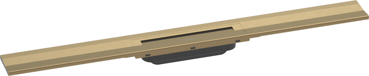 Hansgrohe Raindrain Flex Finish Set Shower Drain 800 Cuttable For Wall Mounting - Brushed Bronze - 56051140