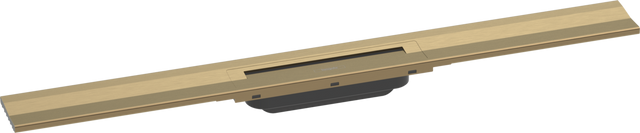 Hansgrohe Raindrain Flex Finish Set Shower Drain 800 Cuttable For Wall Mounting - Brushed Bronze - 56051140