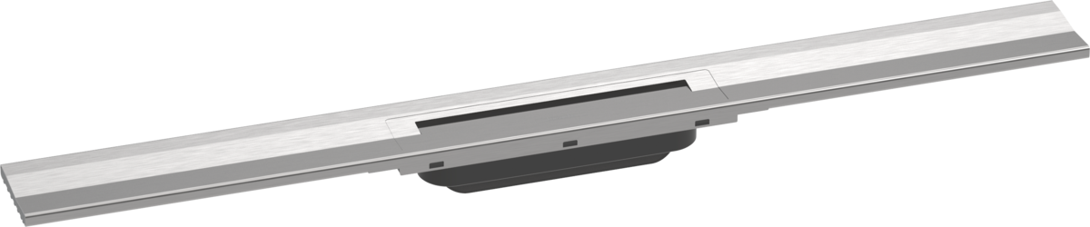 Hansgrohe Raindrain Flex Finish Set Shower Drain 800 Cuttable For Wall Mounting- Brushed Stainless Steel - 56051800