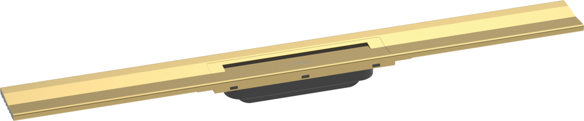 Hansgrohe Raindrain Flex Finish Set Shower Drain 800 Cuttable For Wall Mounting - Polished Gold Optic - 56051990