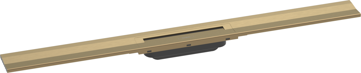 Hansgrohe RainDrain Flex Finish Set Shower Drain 900 Cuttable For Wall Mounting - Brushed Bronze - 56052140