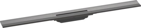 Hansgrohe RainDrain Flex Finish Set Shower Drain 900 Cuttable For Wall Mounting - Brushed Black Chrome - 56052340