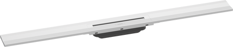 Hansgrohe RainDrain Flex Finish Set Shower Drain 900 Cuttable For Wall Mounting - Matt White - 56052700