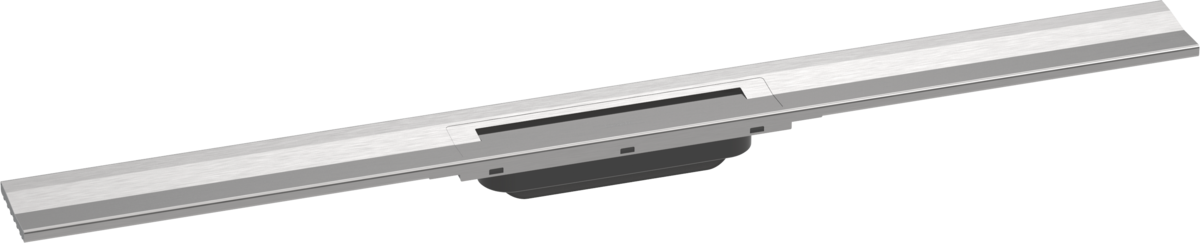 Hansgrohe RainDrain Flex Finish Set Shower Drain 900 Cuttable For Wall Mounting - Brushed Stainless Steel - 56052800