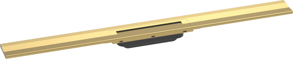 Hansgrohe RainDrain Flex Finish Set Shower Drain 900 Cuttable For Wall Mounting - Polished Gold Optic - 56052990