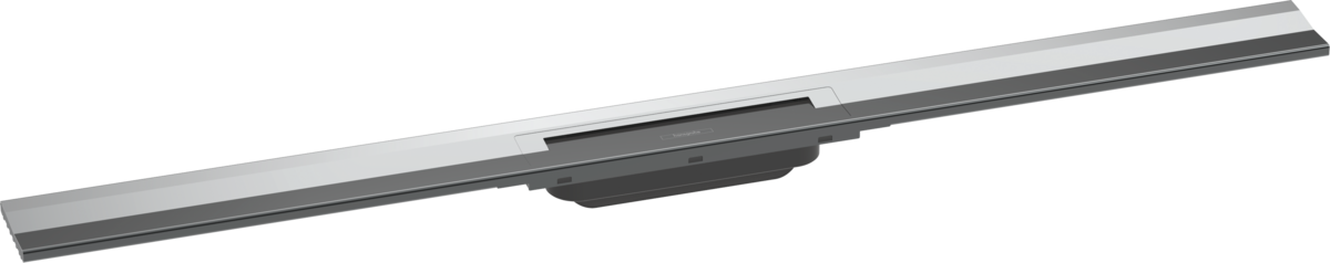 Hansgrohe RainDrain Flex Finish Set Shower Drain 1000 Cuttable For Wall Mounting - Chrome - 56053000