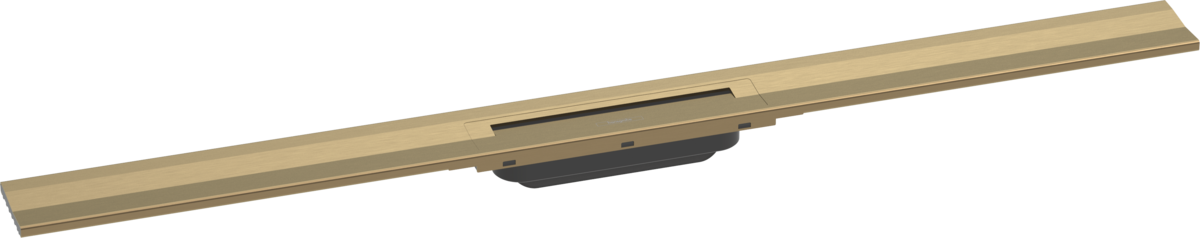 Hansgrohe RainDrain Flex Finish Set Shower Drain 1000 Cuttable For Wall Mounting - Brushed Bronze - 56053140