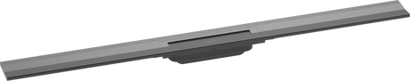 Hansgrohe RainDrain Flex Finish Set Shower Drain 1000 Cuttable For Wall Mounting - Brushed Black Chrome - 56053340