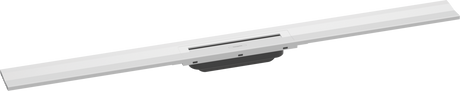 Hansgrohe RainDrain Flex Finish Set Shower Drain 1000 Cuttable For Wall Mounting - Matt White - 56053700