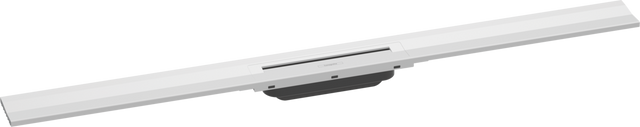 Hansgrohe RainDrain Flex Finish Set Shower Drain 1000 Cuttable For Wall Mounting - Matt White - 56053700