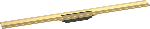Hansgrohe RainDrain Flex Finish Set Shower Drain 1000 Cuttable For Wall Mounting - Polished Gold Optic - 56053990